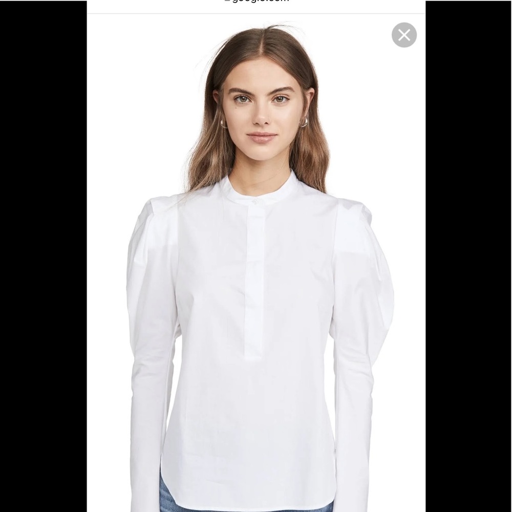 A.L.C. Hudson Puff Sleeve Shirt NWT